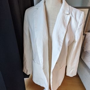 Lift Linen White Blazer